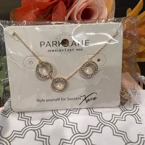 Gold Crystal Roo Earring & Necklace Set (Park Lane Jewelry)